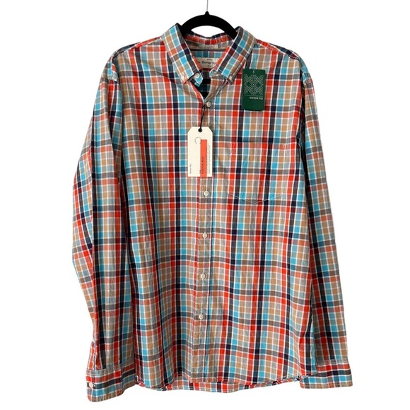 Hawker Rye Other - NWT Hawker Rye Multi Color Plaid Essential Wash Button Down Shirt Men’s Large